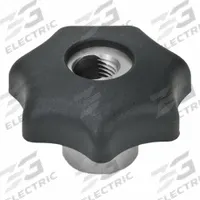 JW WINCO Quick Release Hand Knobs: 7 Point, Plastic w/ SS Thread, M10 Thread, 29 mm Thread Lg (MPN 6336.3-50-M10-NI). Key specifications — Brand: JW WINCO.