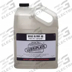 LUBRIPLATE Compressor Oil: 1 gal, Jug, 20 SAE Grade, 46 ISO Viscosity Grade, 134 Viscosity Index (MPN L0916-057). Key specifications — attr59744: 134; attr59746: 46; attr59736: Yes; attr59735: Jug; attr59738: SFGO Ultra Series; attr59749: 20.