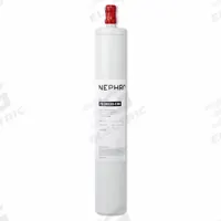 NEPHROS Quick-Connect Water Filter: 2 gpm, 22,000 gal, 17 in Overall Ht, 3 in Overall Dia (MPN 70-35220-C60). Key specifications — Filter Media: Treated Polymer Beads; Reduces: Scale; Brand: NEPHROS.