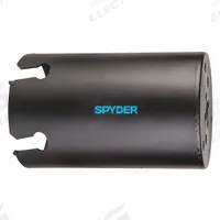 SPYDER Hole Saw: 4 in Saw Dia., 1 Teeth per Inch, 6 1/4 in Max. Cutting Dp, 5/8"-18 Thread Size (MPN 600833). Key specifications — attr1098070: 1; attr1098087: SPYDER; attr1098073: 5/8"-18.