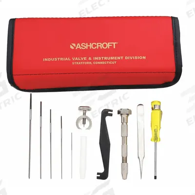 ASHCROFT Gauge Tool Kit: 10-Piece Gauge Repair Kit - Repair Tools for Pressure Gauges