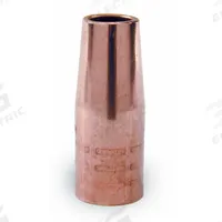 LINCOLN ELECTRIC Nozzle: 1/2 in, Tapered, Fixed Recessed (MPN KP21T-50). Key specifications — Manufacturer Part Number: KP21T-50; Nozzle to Tip Relationship: Fixed Recessed; For Contact Tip Series: Magnum 100A; Brand: LINCOLN ELECTRIC.