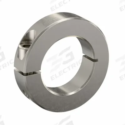 RULAND MANUFACTURING Shaft Collar: 1-Piece, Inch, Round, Clamp-On, 1 1/4 in Bore Dia - Stainless Steel Shaft Collars