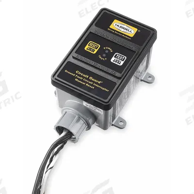 HUBBELL WIRING DEVICE-KELLEMS Hard Wired GFCI: 30 A Amps, 120V AC, Single Phase, 4X - Hardwired GFCIs