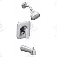 RIZON Tub and Shower Trim Kit: Rizon Posi-Temp T2813, 1.75 gpm Fixed Showerhead Flow Rate, Chrome (MPN T2813EP). Key specifications — Connection Type: IPS; Series: Rizon Posi-Temp T2813; Showerhead Spray Patterns: Single.