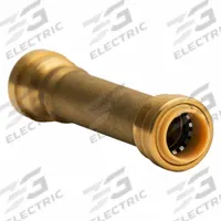 APPROVED VENDOR Push-Fit Coupling Fitting: 1/2 in OD x 1/2 in OD Size, Brass (MPN LF817R). Key specifications — Brand: APPROVED VENDOR.