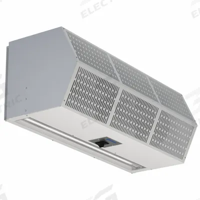 BERNER Unhtd 14"H 39"W 15"D Galv St Air Curtain: Ambient Air, Std Profile, For 3 ft Opening - Ambient Air Curtains