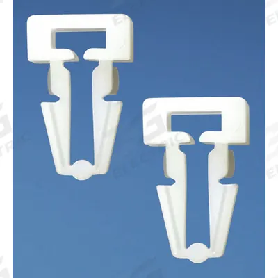PANDUIT Cable Tie Mount: 0.2 in Slot Wd, 0.06 in Slot Ht, 0.3 in L x 0.38 in W x 0.62 in H - Cable Tie Push Mounts