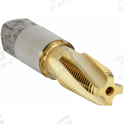 WIDIA GTD Spiral Flute Tap: 1/16"-27 NPT, 4 Flute, Taper Chamfer, TiN Coated Cobalt (MPN VTSFT8001) - Spiral-Flute Pipe Taps