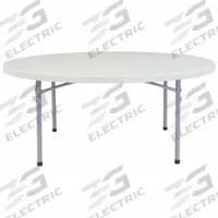 NATIONAL PUBLIC SEATING Folding Table: Round Table Shape, Speckled Gray Tabletop, 29 1/2 in, Plastic (MPN BT-71R). Key specifications — attr1035217: Gray; attr1035250: Speckled Gray; attr1035202: NATIONAL PUBLIC SEATING.