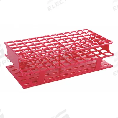 HEATHROW SCIENTIFIC Tube Rack: 2 7/8 in Overall Wd, 10 in Overall Ht, 5 in Overall Lg, Polypropylene - Lab Storage Racks