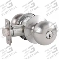 ARROW Door Lockset: Storeroom Knob Locksets, Chrome (MPN MK12TA 26D CS). Key specifications — Lockset Style: Tudor.