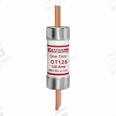 MERSEN Fuse: Class K5, OT Series, Fast-Acting, 125 A, 250 V AC, 250 V DC - Fast-Acting Blade Fuses
