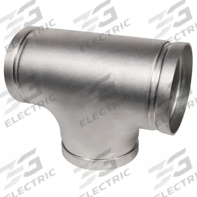 GRUVLOK Metal Pipe Tee: 304 Stainless Steel, 6 in x 6 in x 6 in, 6 in Lg, EPDM - Grooved Pipe Fittings