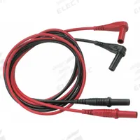 POMONA Test Leads: CAT III 1000V, Right Shrouded Plug, 4 ft Lg, 18 AWG Wire Size (MPN 5907A). Key specifications — Brand: POMONA.