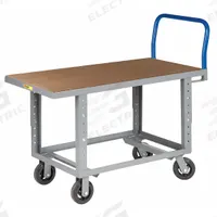 LITTLE GIANT Platform Truck: 2,000 lb, 60 in L x 24 in W x 35 1/2 in H Deck, 6 in Caster Dia (MPN RNH-2460-6MR-AH). Key specifications — Side Panel Type: No Side Panels; Caster/Wheel Configuration: (2) Rigid; Brand: LITTLE GIANT.