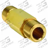 PARKER Hex Long Nipple: Hex Nipple, Brass, 3/8 in x 3/8 in, Male NPT Threaded x Male NPT Threaded (MPN 6-6 MHLN-B 2.0). Key specifications — Maximum Operating Pressure: 4,000 psi.