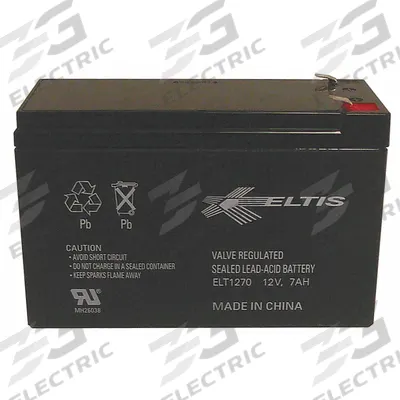 ALTRONIX Lead Acid Battery- 12VDC/7Ah: Lead Acid Battery (MPN BT126) - Accessories for Power Supplies