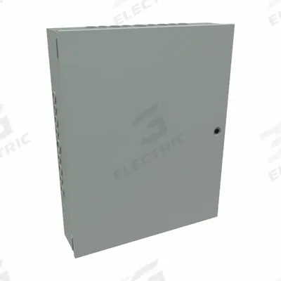 HAMMOND Junction Box: Steel, 30 in x 24 in x 6 in, NEMA 1, Solid Cover, Hinged - Steel Indoor Enclosures with Hinged Covers