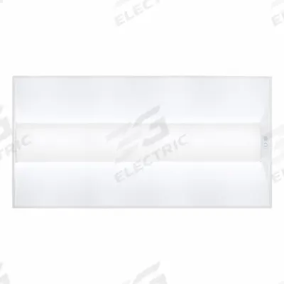 SYLVANIA Troffer Fixture: 4 ft Lg, 1 ft Wd, 1,905 lm_3,810 lm, 3000K, 30 W - 1 ft. x 4 ft. LED Center-Basket Troffers
