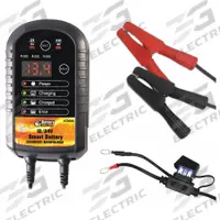 BATTERY DOCTOR Battery Charger and Maintainer: Charging/Maintaining, Auto, Smart, 6.5 ft Cable Lg (MPN 20068). Key specifications — Automatic/Manual: Automatic; Charging Current @ Voltage: 4 A @ 24V; Charge Type: Smart; Maintaining Current @ Voltage: 8 A @ 12V; Charger Function: Charging; For Use With Battery Type: AGM; Brand: BATTERY DOCTOR.