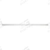 STARRETT Steel Rule: C404R-48, 48 in, 0.1 in Thick, 1/64 in, Chrome, Black, Rigid, Satin, SAE, Rule. Key specifications — attr939978: 1/64 in; attr934745: STARRETT; attr944509: Chrome; attr939993: Decimal; attr986193: Etched.