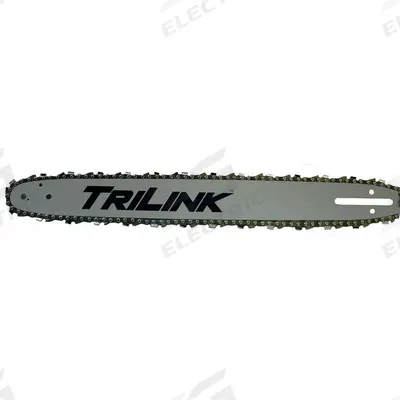 TRILINK Chainsaw Bar and Chain: 18 in Compatible Bar Lg, 3/8 in, 0.05 in Gauge - Chain & Bar Sets