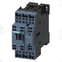 SIEMENS IEC Power Contactor: Non-Reversing, 3 Poles, 3NO Contacts, 17 A, 24V DC Coil (MPN 3RT20252KB40). Key specifications — Brand: SIEMENS; Integrated Surge Suppression: Yes; Wire Termination Type: Spring Loaded.