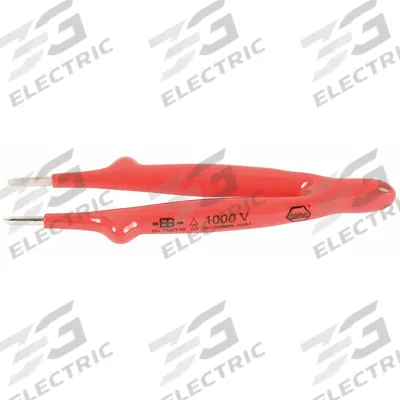WIHA Insulated Tweezers: Carbon Steel, Round