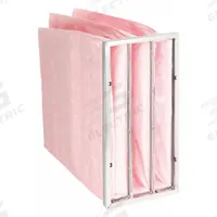 GRAINGER Pocket Air Filter: 24 in x 12 in x 29 in, MERV 13, Pink, Synthetic, 3 Pockets (MPN 6B671). Key specifications — Display Sell UOM: EA; Brand: GRAINGER; Media Material: Synthetic; Performance Rating: MERV 13.