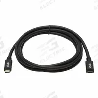 TRIPP LITE Extension USB Cable: Type C End 1, Type C End 2, Black, 6 ft Lg, 3.2 USB Specification (MPN U421-006). Key specifications — End 1 Connection Type: Type C; Color: Black; Brand: TRIPP LITE; Jacket Material: PVC; End 2 Connection Type: Type C.