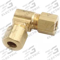 APPROVED VENDOR Compression Fitting Elbow: 5/8 in OD x 1/2 in OD Fitting Size, Brass (MPN 700085-1008). Key specifications — Brand: APPROVED VENDOR.