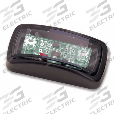 J.W. SPEAKER Clearance Marker Lamp: Marker Light, LED, Rectangular, Surface Mount, Clear/White - Marker Lights