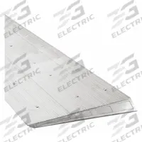 NATIONAL GUARD Door Ramp: 39 1/4 in Lg, ADA Compliant, Aluminum (MPN R125XRCE-15-40). Key specifications — Brand: NATIONAL GUARD.