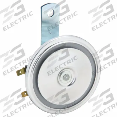FIAMM Electric Horn: 12V DC, High Tone, Electric, Silver, Unfinished - Electric-Powered Horns