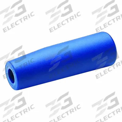 ELESA Hand Knob: Cylindrical, 5005, Blue, Fiberglass Reinforced Polyamide Knob - Visually-Detectable Gear Handles with Threaded Hole