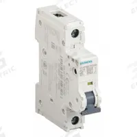 SIEMENS IEC Miniature Circuit Breaker: 2 A Amps, 60V DC, 14kA at 240V AC, Screw Clamp, 5SJ4, 240V AC (MPN 5SJ41027HG40). Key specifications — Brand: SIEMENS; DC Voltage Rating: 60V DC; Max. AIR Rating: 14kA at 240V AC; Terminal Connection: Screw Clamp; AC Voltage Rating: 240V AC.