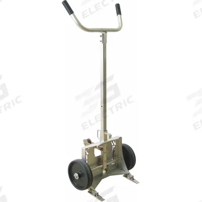 WESCO Drum Hand Truck: For 30 gal_55 gal_85 gal Cntnr Cap, For Steel Container Material - Corrosion-Resistant Knock-Down Stainless-Steel-Frame Drum Hand Trucks