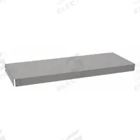 TENNSCO Shelf: 48 in x 18 in, 4,000 lb Load Capacity, Steel, 16 ga Decking, Gray, Shelf (MPN RXHS-4818). Key specifications — attr7875: Steel; attr7906: Shelf; attr17410: Zinc Plated; attr17412: Single Straight; attr17414: Gray; attr17415: Steel; attr37831: TENNSCO; attr37833: Zinc Plated.