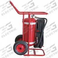 AMEREX Wheeled Fire Extinguisher: 65 lb Extinguisher Capacity, 4A:80B:C, Halotron (MPN 673). Key specifications — Brand: AMEREX.