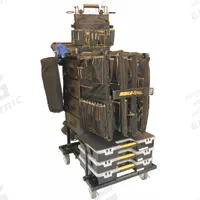 MOBILE SHOP Tool Cart, Complete/No Drill: Black, 27 in Wd, 40 in Dp, 43 in Ht, Padlockable (MPN MS-CPMC-ND). Key specifications — attr1116771: Cutting Tools; attr1116772: MOBILE SHOP; attr1116768: Padlockable.