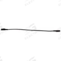 POMONA Test Leads: Black Electrical Current Color, Mini Clip, 12 in Lg, Vinyl (MPN MG-B-12-0). Key specifications — attr1330521: POMONA.
