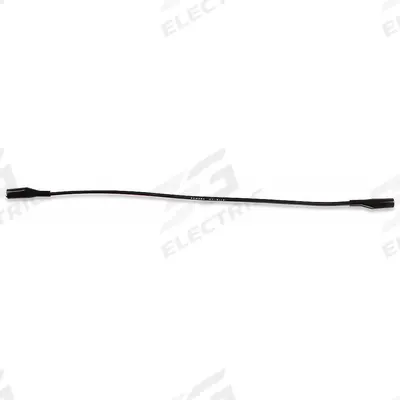 POMONA Test Leads: Black Electrical Current Color, Mini Clip, 12 in Lg - Modular Test Leads