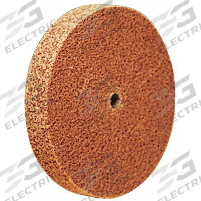 SCOTCH-BRITE Unitized Wheel: 6 in Dia x 1 in W, 1/2 in Arbor Hole, Aluminum Oxide, Medium - Deburring Wheels for Carbon Steel & Soft Metals