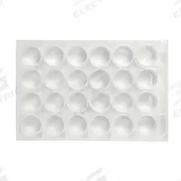 CAPLUGS 24-Well Microplates: Non-Sterile, 24 Wells, 3.5 mL, 85 mm Dia, Square, Polystyrene (MPN 290812401FE1). Key specifications — Brand: CAPLUGS; Body Color: Natural; RNase/DNase Free: No; Well Shape: Square; Material: Polystyrene.