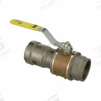 VIEGA MEGAPRESS Manual Two-Way Ball Valve: 1 1/2 in, Bronze, Straight, 125 psi Max. Pressure (CWP) (MPN 30650). Key specifications — Brand: VIEGA MEGAPRESS; Handle: Locking Lever.