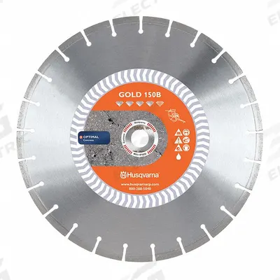 HUSQVARNA Diamond Saw Blade: Asphalt, 20 in Blade Dia., 1 in Arbor Size, Wet, Better - Concrete & Asphalt-Cutting Blades