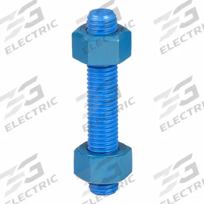 USA FASTENER Fully Threaded Stud: 5/8"-11 Thread Size, Steel, Grade B7, PTFE Coated - PTFE-Coated Fully-Threaded Rods & Studs