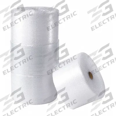 PARTNERS BRAND Air Bubble Roll,Perforated,1/2" x 12" x 125 ft.,PK4: 1/2 in Bubble Size, Clear - Parcel-Ready Bubble Rolls