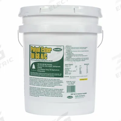 COMSTAR Synthetic Oil: Polyol Ester, 5 gal, 300 SUS, -39°C Pour Point - Polyol Ester Synthetic Refrigeration Oils